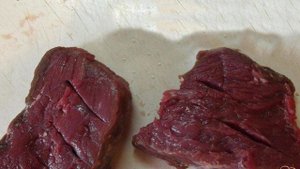 Стейк из говядины без масла