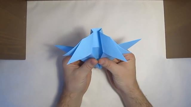 Оригами самолет F-15 из бумаги. Очень красивый. смотреть онлайн