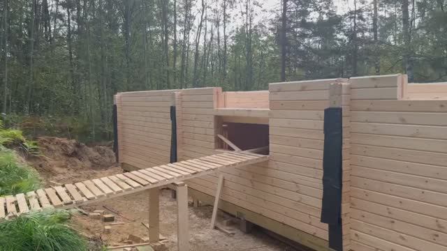 Строи деревянный дом из клееного бруса. Проект "Топаз"