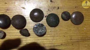 нашел бронзовые слитки! перстень  цыганское золото, Рандоль, Обзор находок.