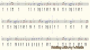 Sad Romance - Thao Nguyen Xanh - Tin Whistle - Play Along Tab Tutorial