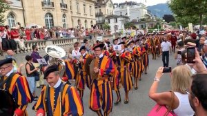 Fête des Vignerons 2019 - Défilé du 1er août (Garde suisse pontificale)