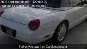 2002 Ford Thunderbird for sale in Slidell, LA 70461 at the H