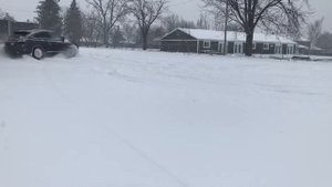 Lexus Rx350 snow drifting