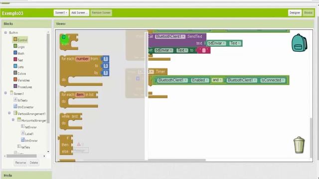 Monitor Serial - bluetooth - App Inventor 2 - Android #03 смотреть онлайн