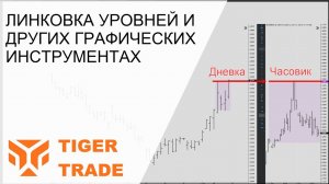 Линковка уровней и других графических инструментах в TigerTrade