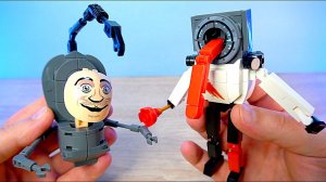 ВАНУТЗ МЕН ФИГУРА ИЗ ЛЕГО И СКИБИДИТСТ SKIBIDI TOIKET LEGO