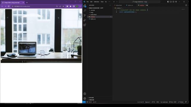 How to Make Image Slideshow Using HTML, CSS, &  JavaScript