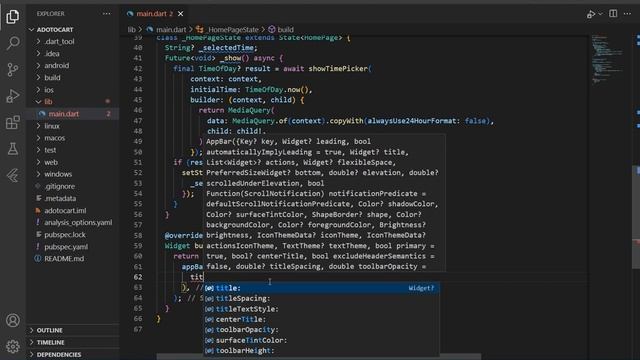 Flutter Tutorial - Time Picker Widget [2023]