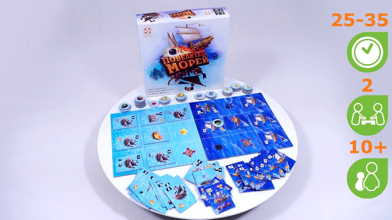 Повелители морей. Обзор настольной игры от компании Стиль Жизни смотреть онлайн