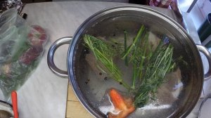 Говяжий бульон. Простой рецепт. Бульон для борща.