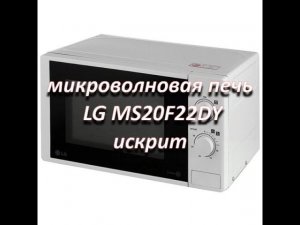 ремонт микроволновой печи LG MS20F22DY искрит