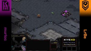 Starcraft Burning Ground multiplayer - ¡Extra! N°4 - Death Head - murloc vs LrBe