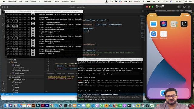 React Native App lifecycle смотреть онлайн