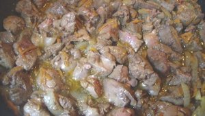 Картофельная запеканка с печенью в духовке