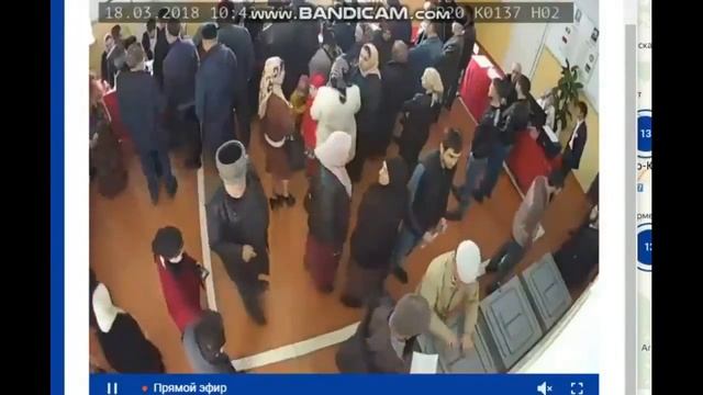 Вброс в чечне, в селе Илсхан-Юрт, УИК 137 смотреть онлайн