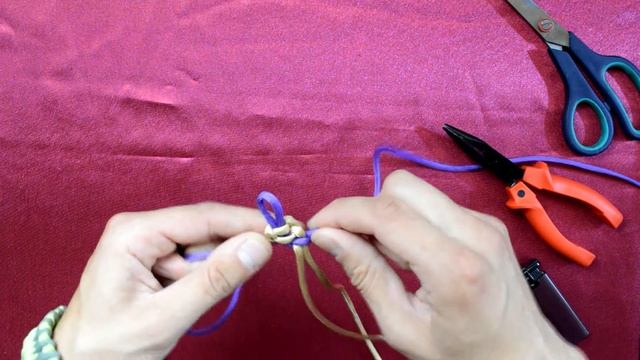 Паракорд Плетение браслета "Bonobo" (Paracord Bonobo braslet) смотреть онлайн