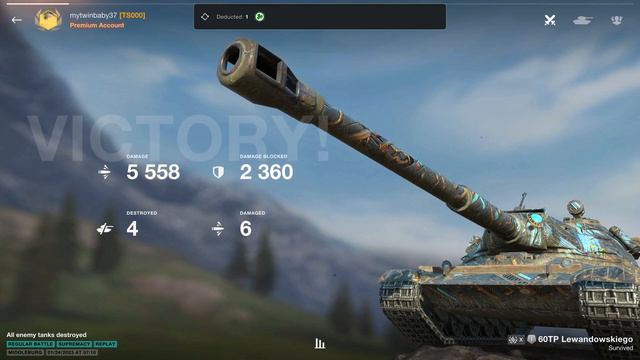 60TP Lewandowskiego - WoT Blitz UZ Gaming смотреть онлайн