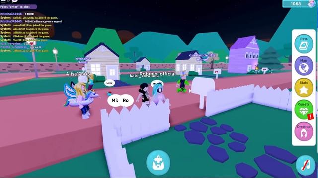 Новая игра! Играю с блогером Каналом Папа и дочки! Новые питомцы в удочери меня в роблокс смотреть онлайн