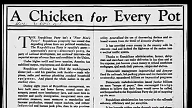 Herbert Hoover and "A Chicken in Every Pot" смотреть онлайн