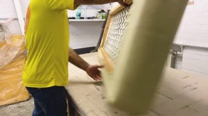 ПОЛНЫЙ ПРОЦЕСС ПЕРЕТЯЖКИ (ВОССТАНОВЛЕНИЯ) ДИВАНА | ТКАНЬ, ПЕРЕТЯЖКА МЕБЕЛИ...