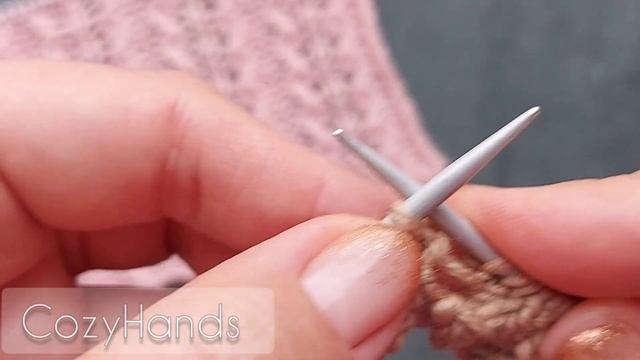 Очень лёгкий и простой узор спицами для вязания ажурных изделий смотреть онлайн