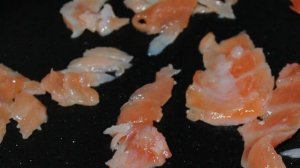 Яичница с семгой