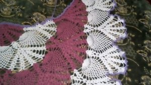 #вязание#шаль#       Шаль крючком.