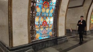 Новослободская - станция метро, которая входит в десять самых красивых станций метро Москвы #metro