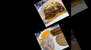 Курица фаршированная печеночные блинами .