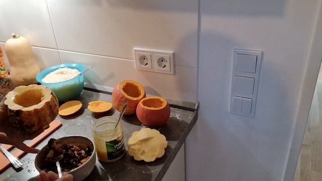 Тыква из сухофруктов и риса запечённая в духовке смотреть онлайн