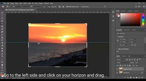 Straighten Horizon in Less than 1 Minute using Photoshop