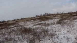 Охота на зайца со старой горизонталкой 16 калибра.Тропление по трёхдневному снегу.