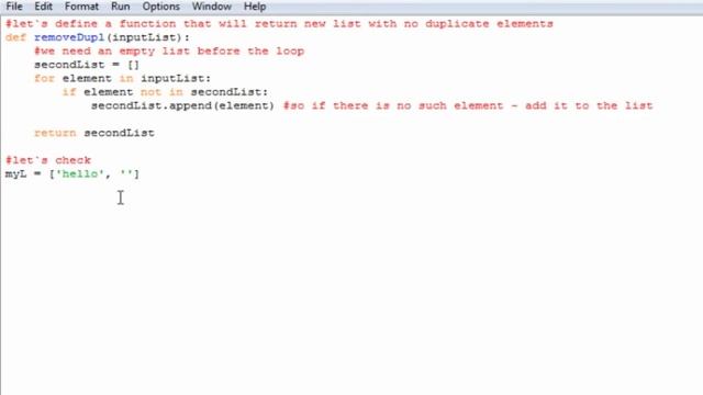 PYTHON EXERCISES Remove duplicates from a list смотреть онлайн