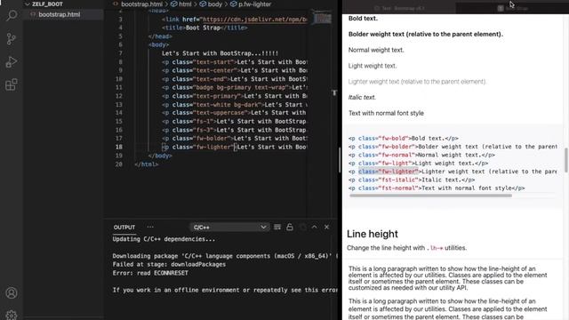 25 - Bootstrap - text, colors, background, flexbox, floats and many more - A complete tutorial