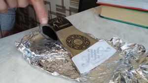 Травление металла. Рисунок на ТОПОРЕ.