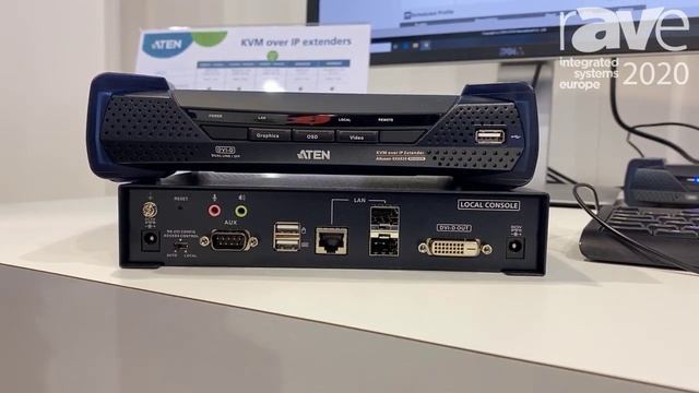 ISE 2020: ATEN Introduces KE6920 KVM over IP Extender смотреть онлайн
