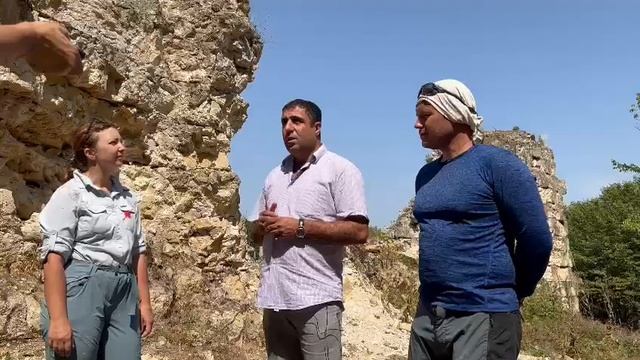 Блогеры кавказской тропы Ирина и Василий. На локации Даг-бары. смотреть онлайн