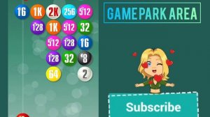 Merge Bubbles 2K - (2048 puzzle game) #gameparkarea #mergebubbles#2048 #bubble