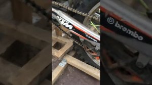 Крепление мотоцикла в прицепе