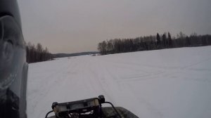 Зимняя покатушка Yamaha Grizzly 700