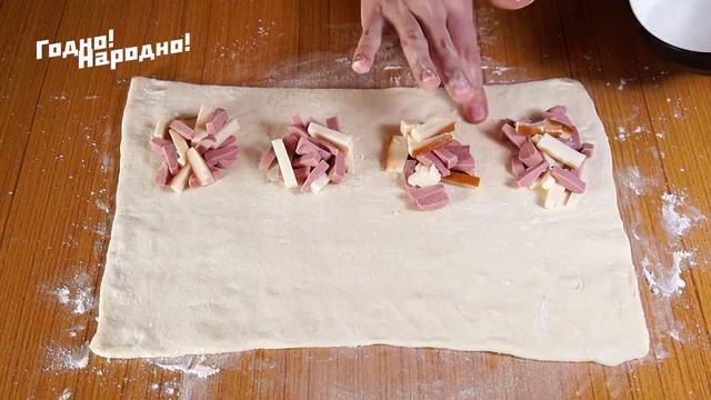 Пирожки из слоёного теста на сковороде | Puff pastry patties смотреть онлайн