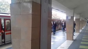 Georgian metro Station Didube (Tbilisi, Georgia). Тбилиси, метро ст. Дидубе. Tbilisi Metro.