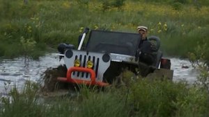 Самодельный вездеход.Испытание.