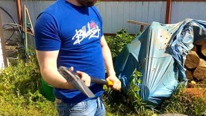 Топор колун fiskars x25 колка дров в покрышках