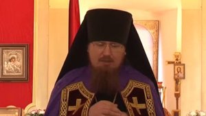 Пасхальный крестный ход в Скопине от Вознесенского храма до Сретенского кафедрального собора.