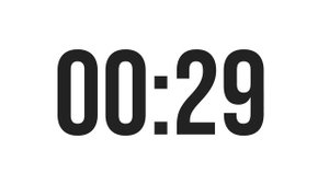 1 MINUTE COUNTDOWN TIMER (60 SECONDS TIMER)