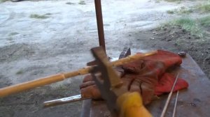 Как быстро "оббить" обмазку с электрода.