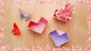 EASY Origami Heart Box