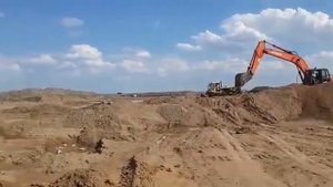 Работа земснаряда AVSSA-1600 и карта намыва в Астане .